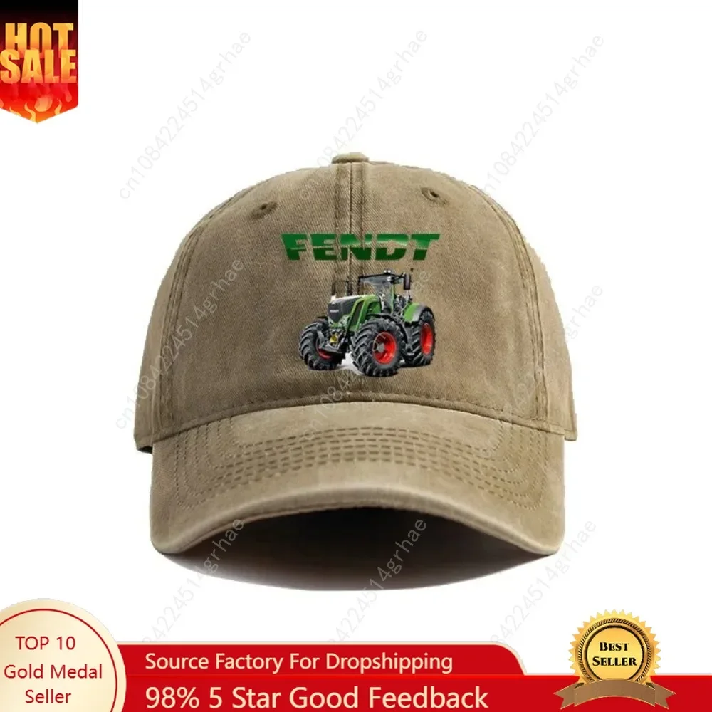 Agriculture Farming Hats - 2025 Fendt Agricultural Farming Tractors Distressed