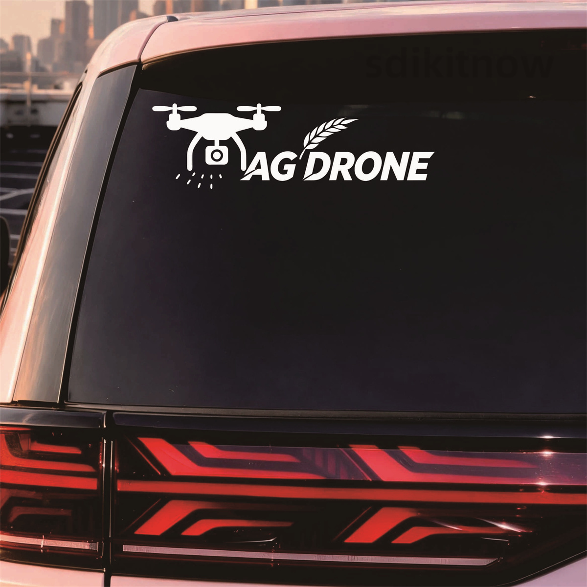 AG DRONE Farm Spraying Vinyl C - Agriculture Farming Words recension och pris