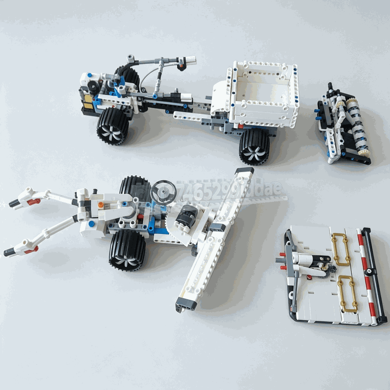 1021Parts MOC Dual Single Axle - Agriculture Farming Vehicles recension och pris