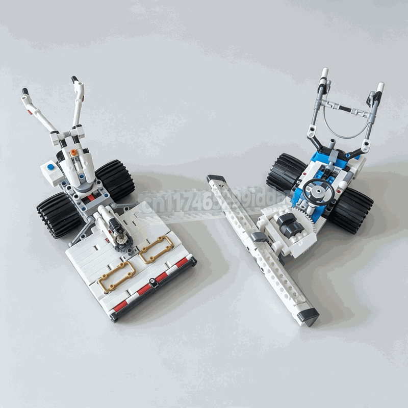 1021Parts MOC Dual Single Axle - Agriculture Farming Vehicles recension och pris