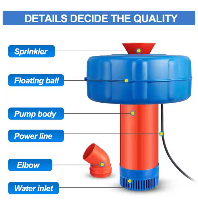 Solar Power Splash Floating Aq - Aquaculture Aerator Pump recension och pris