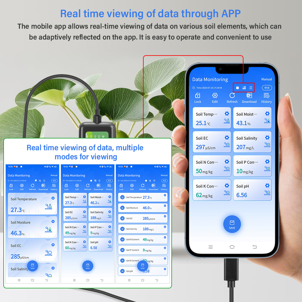 Soil Sensor 8 in 1 for Agricul - Precision Farming Smart Agriculture recension och pris