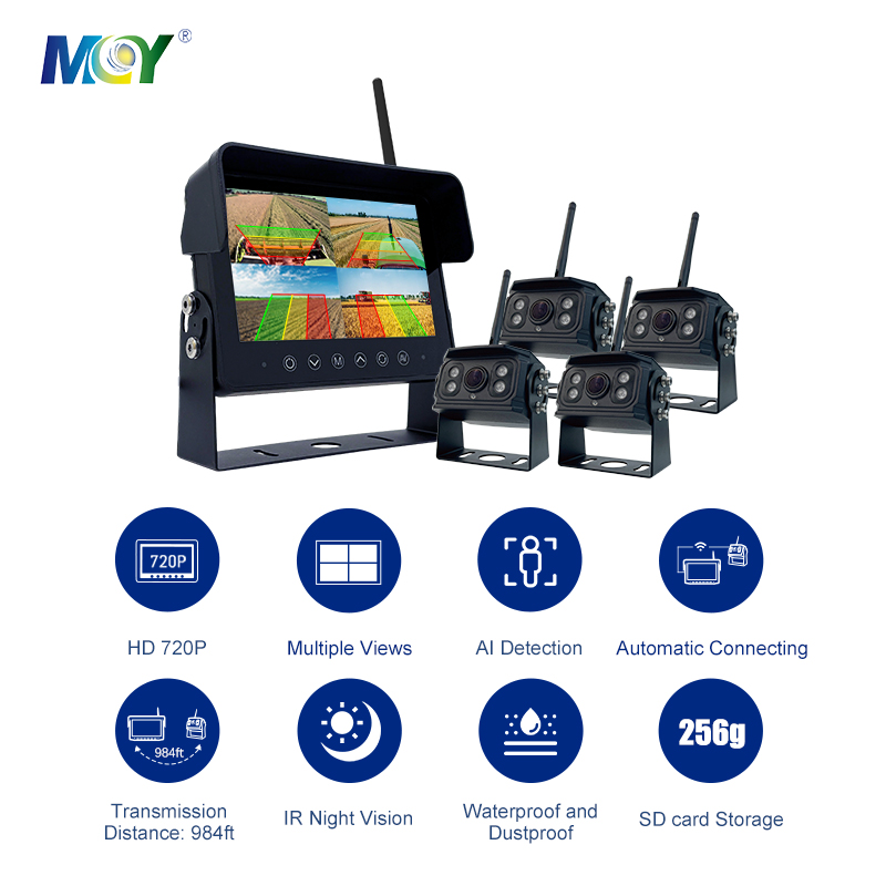 MCY 7inch Quad Split Wireless  - Agriculture Farming Vehicles recension och pris