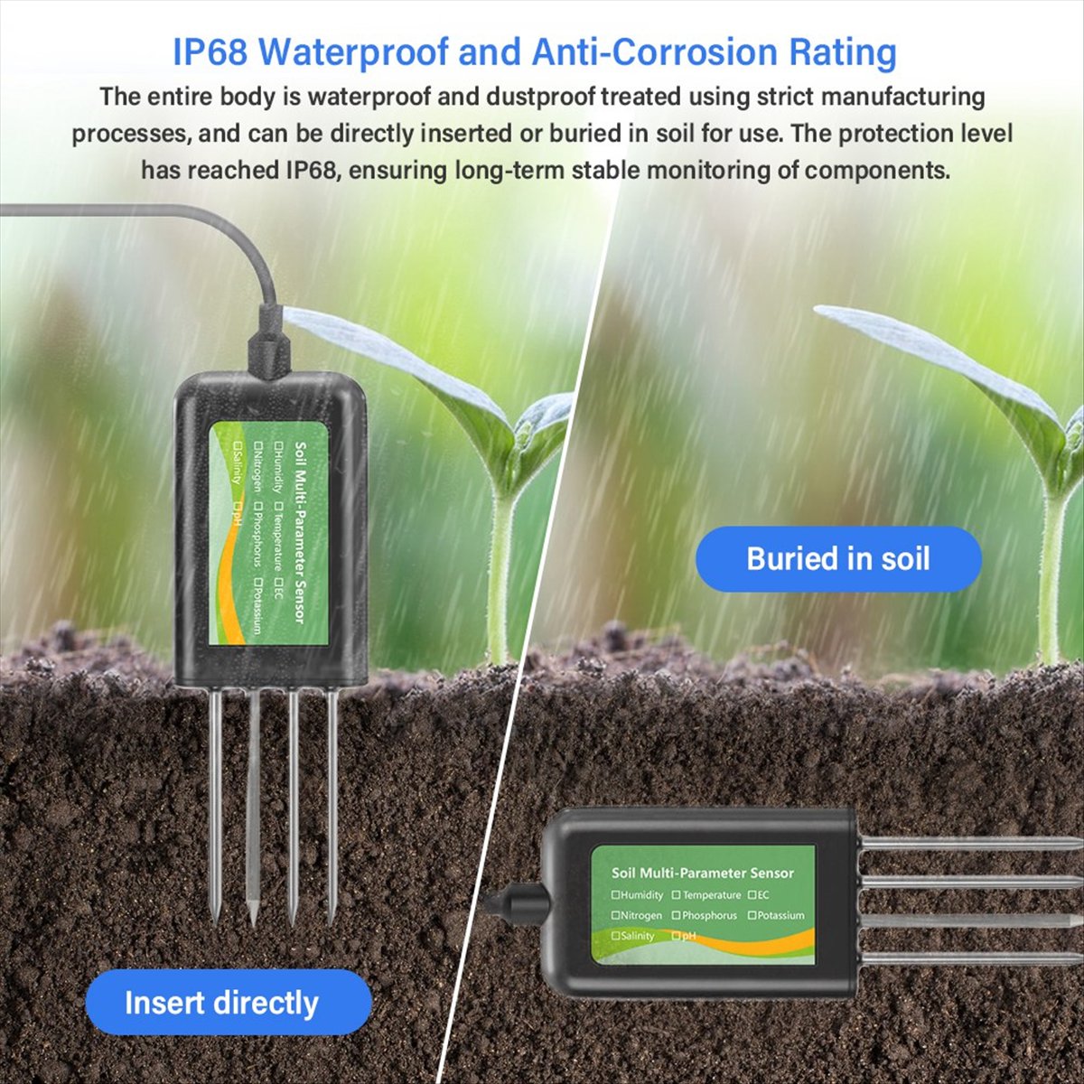 AA86 8in One Soil Sensor Agric - Precision Farming Smart Agriculture recension och pris