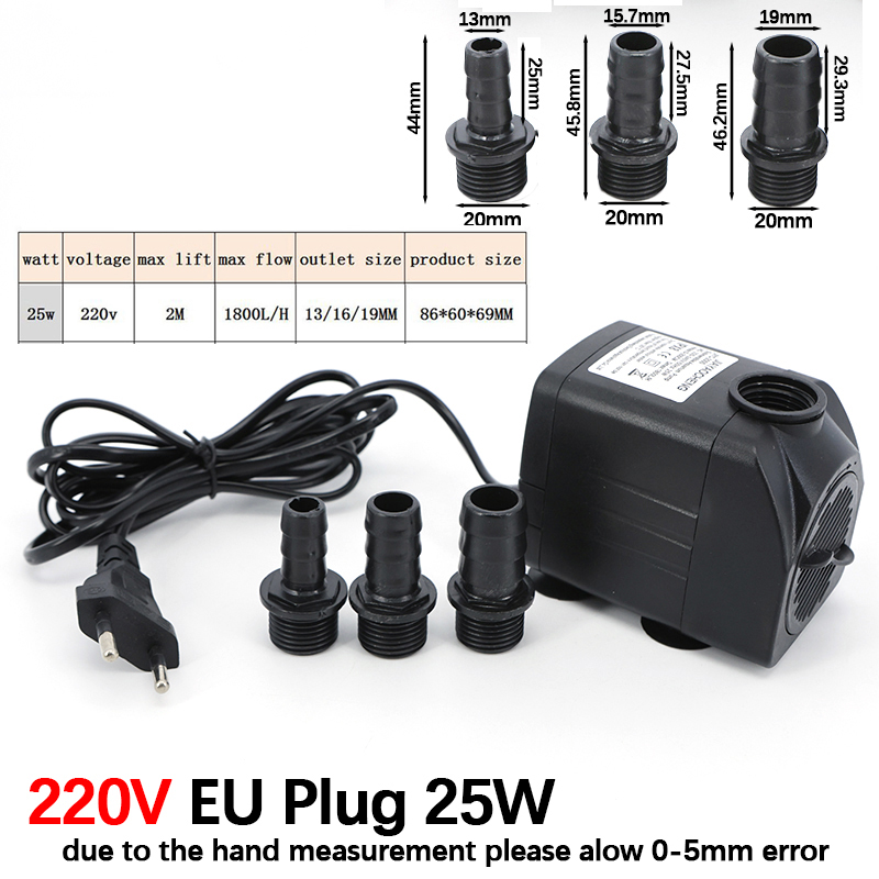 AC 220V 16W 25W Submersible Wa - Aquaculture Aerator Pump recension och pris