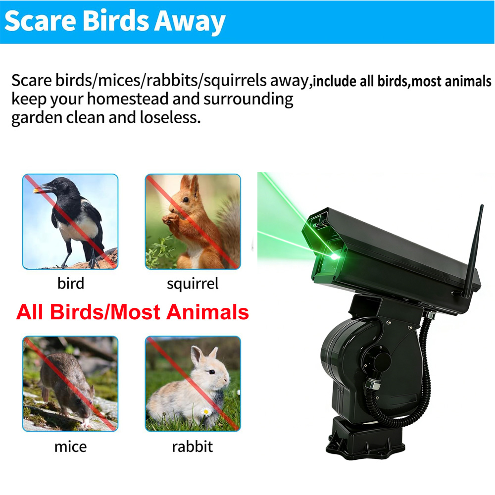 Powerful 2W Green  Bird Repell - Precision Farming Smart Agriculture recension och pris
